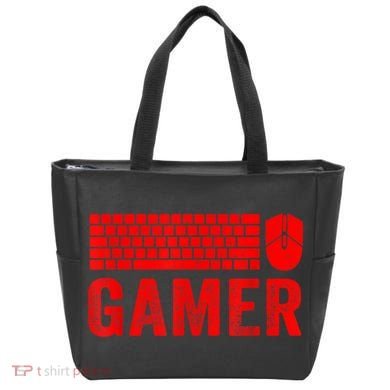 PC Gaming Keyboard Mouse WASD For Computer Gamers Tote Bag