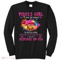Pisces Girl Lips February March Queen Birthday Zodiac Sweatshirt thumb 0