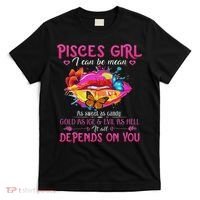 Pisces Girl Lips February March Queen Birthday Zodiac T-Shirt thumb 0