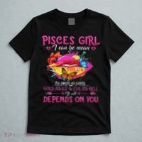 Pisces Girl Lips February March Queen Birthday Zodiac T-Shirt thumb 5