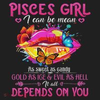Pisces Girl Lips February March Queen Birthday Zodiac Beanie thumb 2