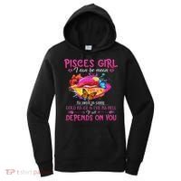 Pisces Girl Lips February March Queen Birthday Zodiac Women's Hoodie thumb 0