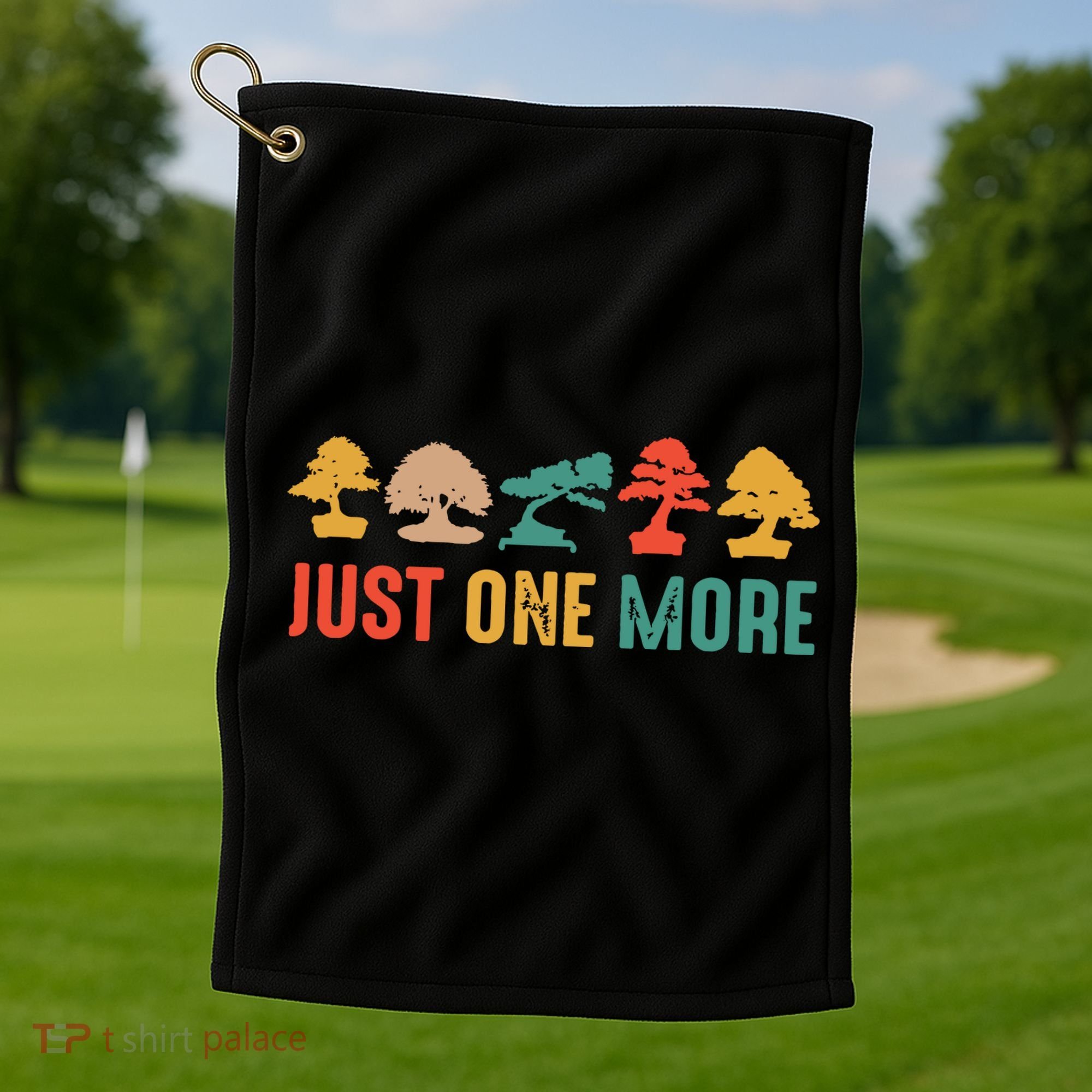 Planting Gardening Lover Bonsai Tree Just One More Bonsai Golf Towel