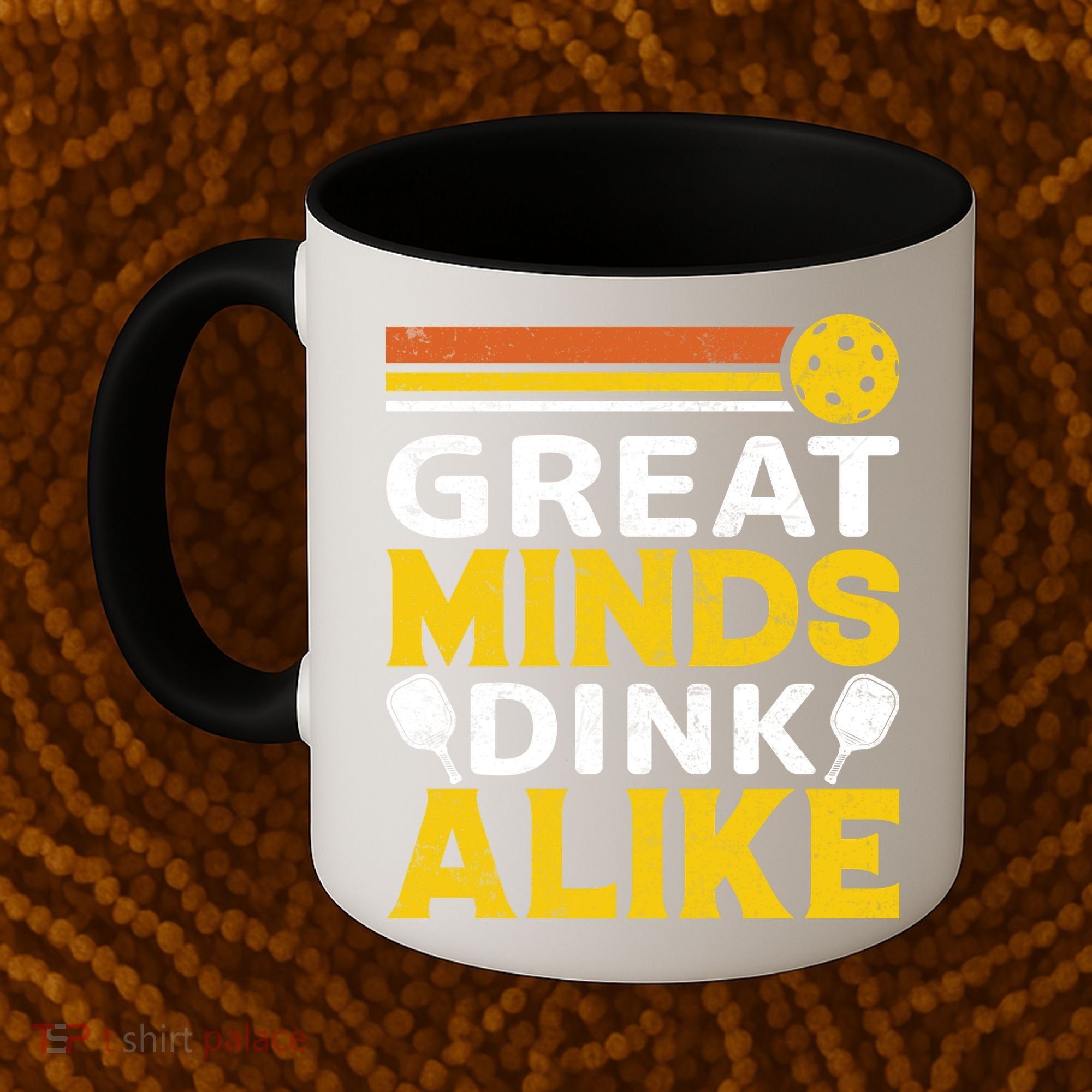 Pickleball Great Minds Drink Alike Pickleball Gift Coffee Mug