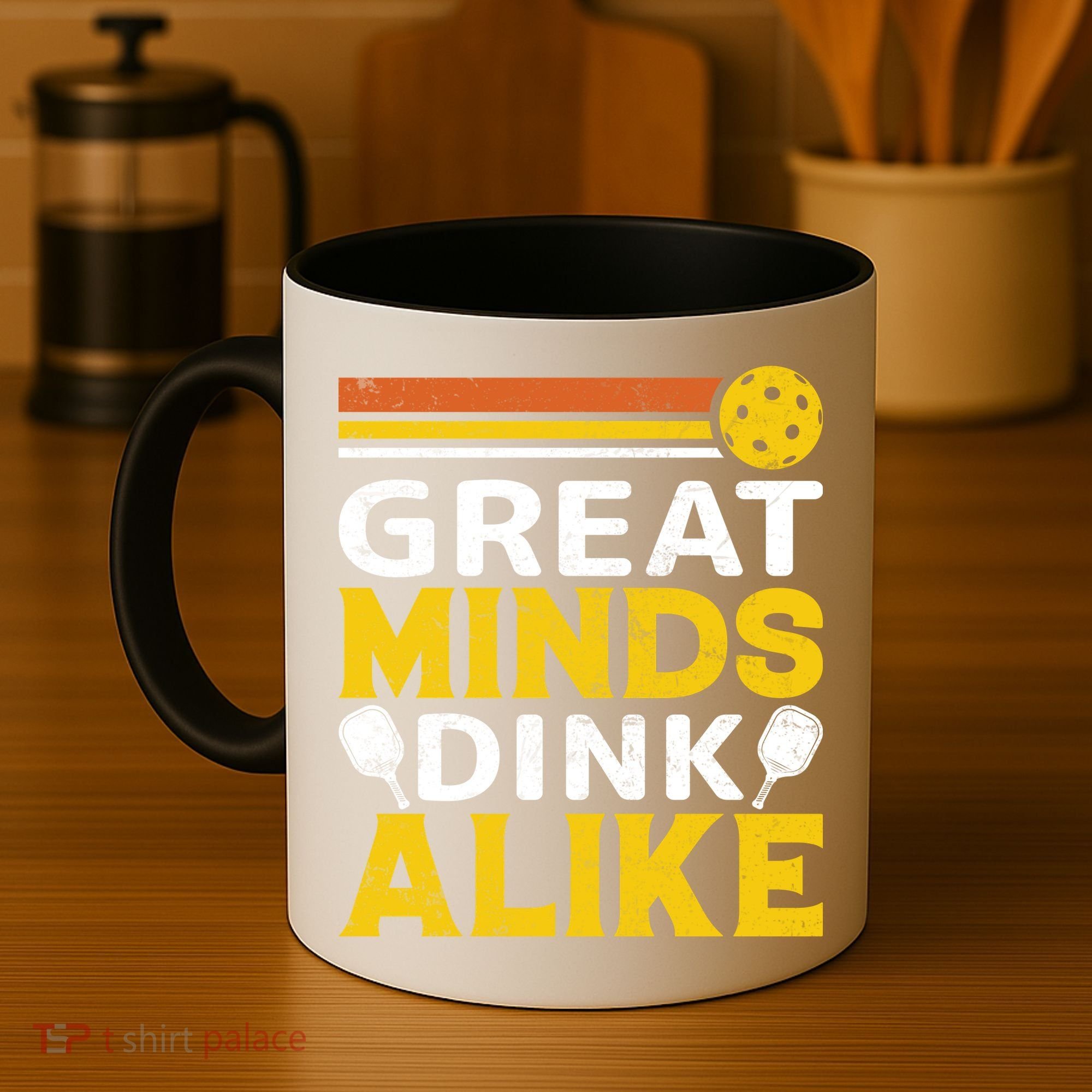 Pickleball Great Minds Drink Alike Pickleball Gift Coffee Mug