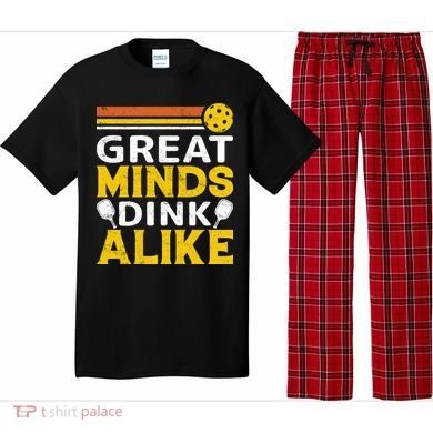 Pickleball Great Minds Drink Alike Pickleball Gift Pajama Set