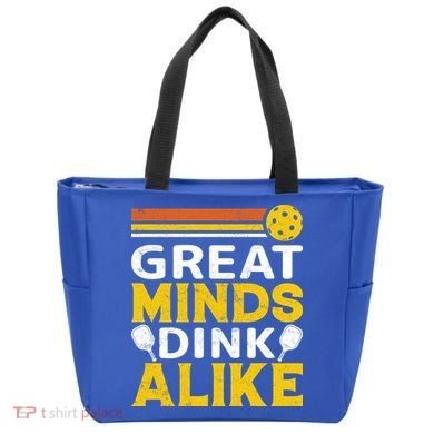 Pickleball Great Minds Drink Alike Pickleball Gift Tote Bag