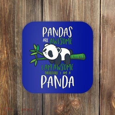 Panda Gift Men Women Panda Lover Gift Panda Gift Coaster