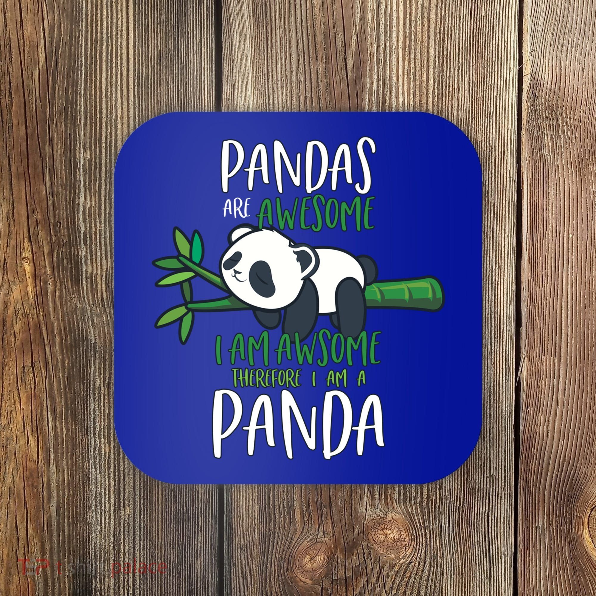 Panda Gift Men Women Panda Lover Gift Panda Gift Coaster
