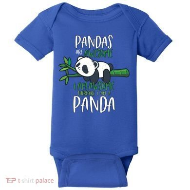 Panda Gift Men Women Panda Lover Gift Panda Gift Baby Bodysuit