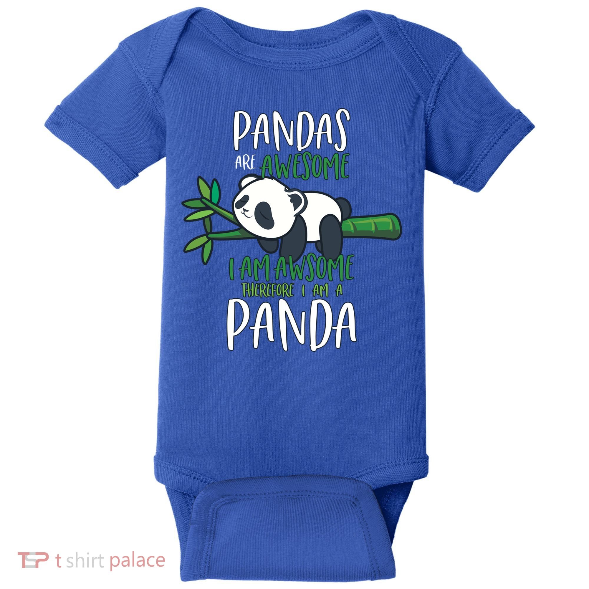 Panda Gift Men Women Panda Lover Gift Panda Gift Baby Bodysuit