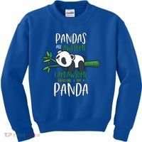 Panda Gift Men Women Panda Lover Gift Panda Gift Kids Sweatshirt thumb 0