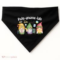 Polygnomeials Gnomes Math Algebra Teacher Back To School USA-Made Doggie Bandana thumb 0