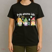 Polygnomeials Gnomes Math Algebra Teacher Back To School T-Shirt thumb 4