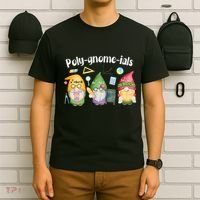 Polygnomeials Gnomes Math Algebra Teacher Back To School T-Shirt thumb 6