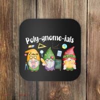 Polygnomeials Gnomes Math Algebra Teacher Back To School Coaster thumb 0