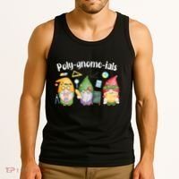 Polygnomeials Gnomes Math Algebra Teacher Back To School Tank Top thumb 3