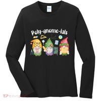 Polygnomeials Gnomes Math Algebra Teacher Back To School Women's Long Sleeve Shirt thumb 0