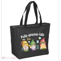 Polygnomeials Gnomes Math Algebra Teacher Back To School Tote Bag thumb 2