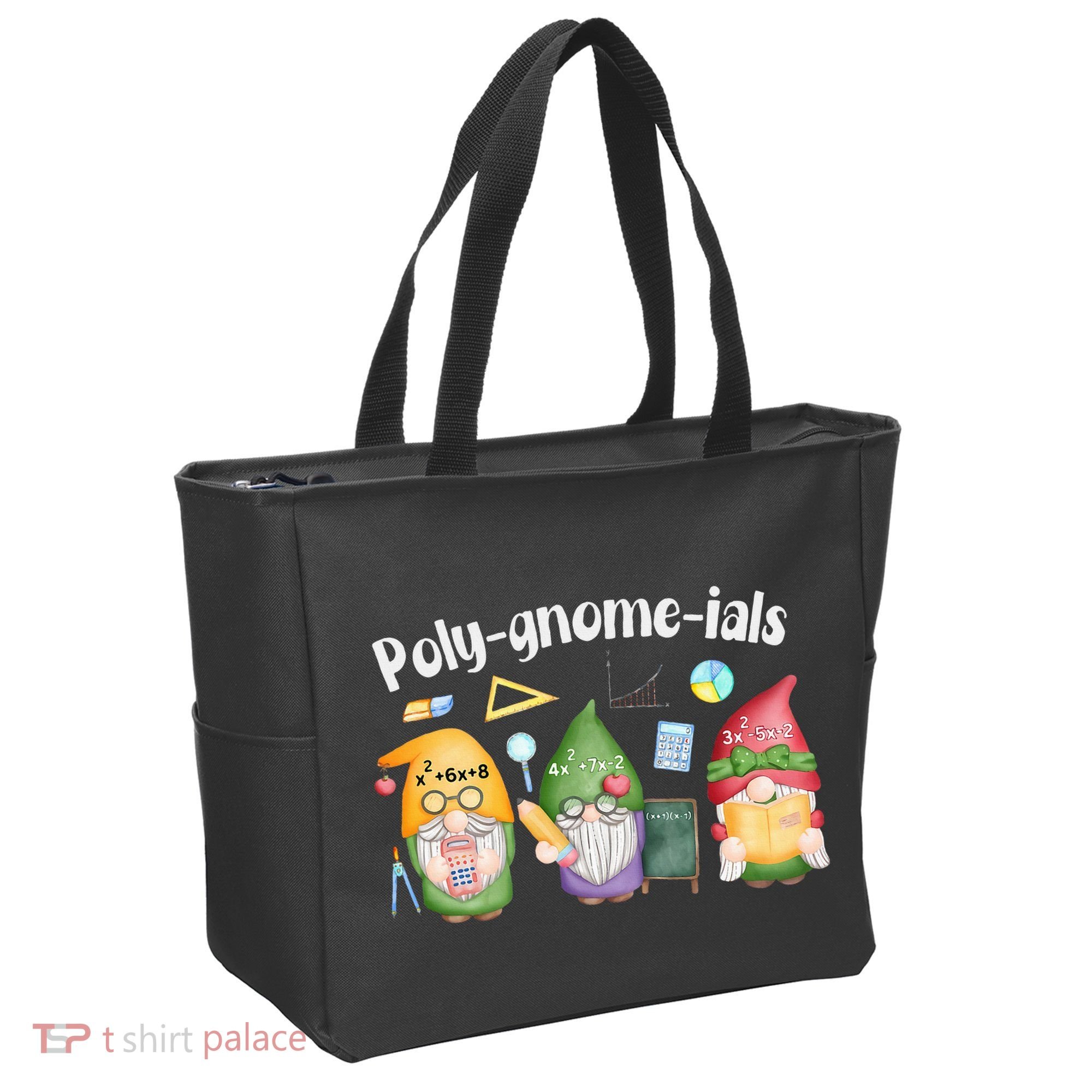 Polygnomeials Gnomes Math Algebra Teacher Back To School Tote Bag
