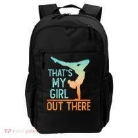 Proud Gymnastics Mom Dad That's My Out There Gymnast Cute Gift Backpack thumb 0
