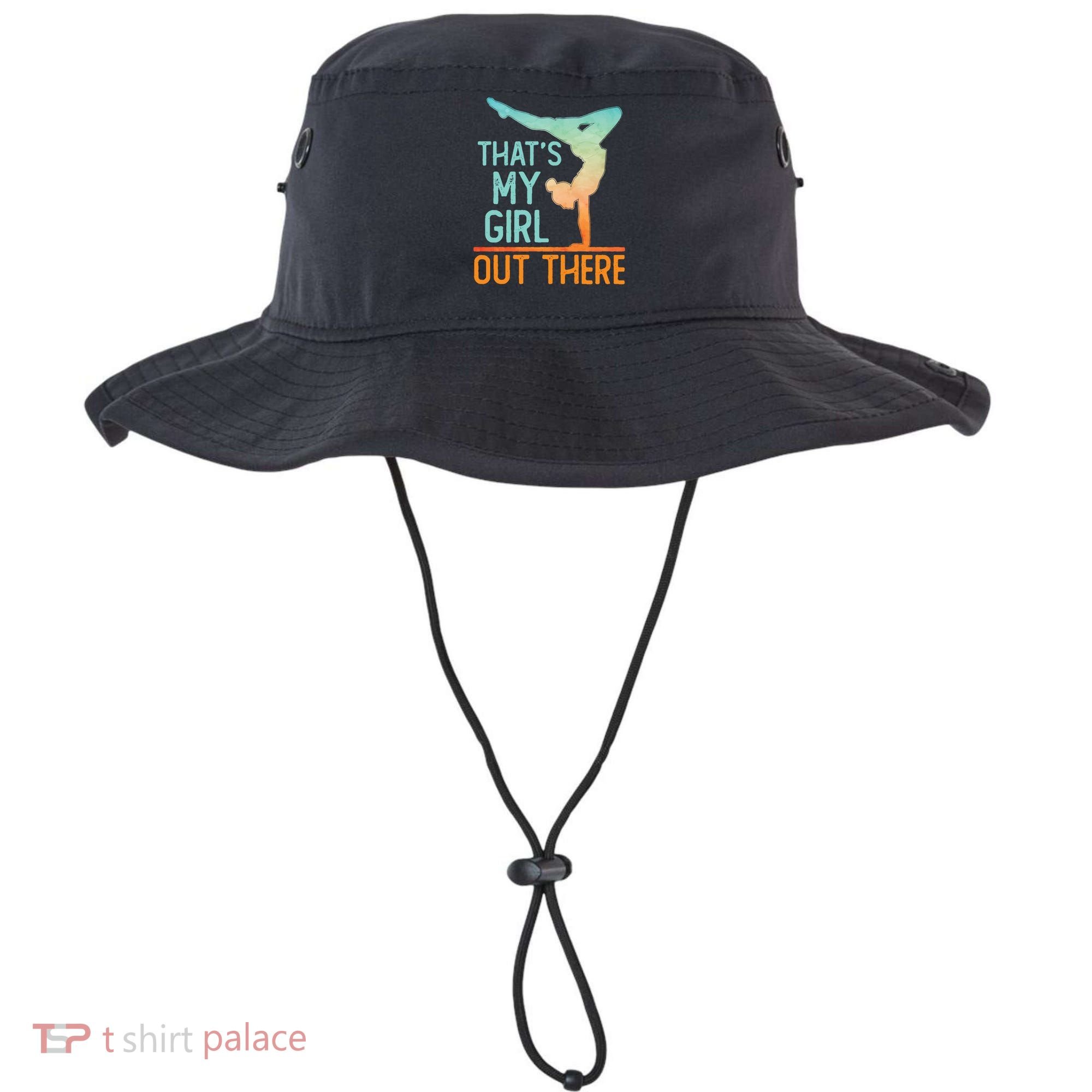 Proud Gymnastics Mom Dad That's My Out There Gymnast Cute Gift Bucket Hat