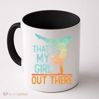 Proud Gymnastics Mom Dad That's My Out There Gymnast Cute Gift Coffee Mug thumb 0