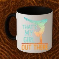 Proud Gymnastics Mom Dad That's My Out There Gymnast Cute Gift Coffee Mug thumb 2