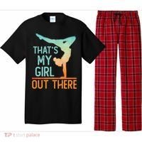 Proud Gymnastics Mom Dad That's My Out There Gymnast Cute Gift Pajama Set thumb 0
