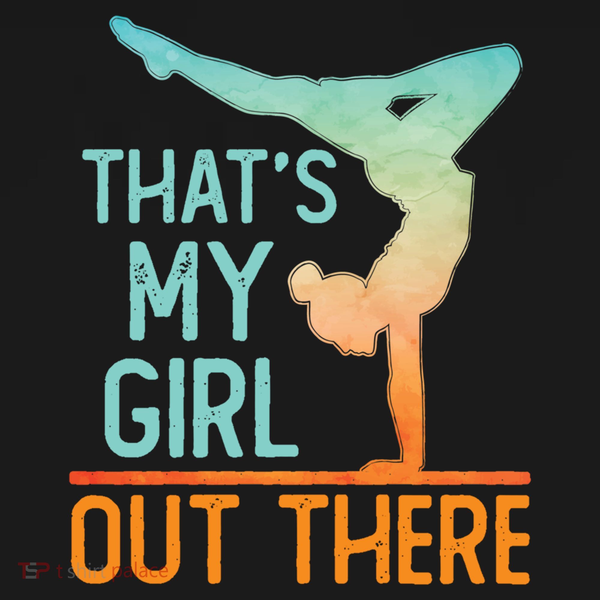 Proud Gymnastics Mom Dad That's My Out There Gymnast Cute Gift Women's Hoodie