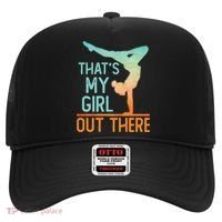 Proud Gymnastics Mom Dad That's My Out There Gymnast Cute Gift Hat thumb 0
