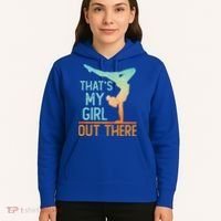 Proud Gymnastics Mom Dad That's My Out There Gymnast Cute Gift Hoodie thumb 5