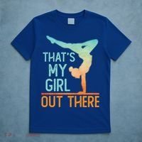 Proud Gymnastics Mom Dad That's My Out There Gymnast Cute Gift T-Shirt thumb 5