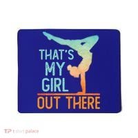Proud Gymnastics Mom Dad That's My Out There Gymnast Cute Gift Mousepad thumb 0