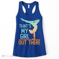 Proud Gymnastics Mom Dad That's My Out There Gymnast Cute Gift Women's Tank Top thumb 0