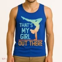 Proud Gymnastics Mom Dad That's My Out There Gymnast Cute Gift Tank Top thumb 3