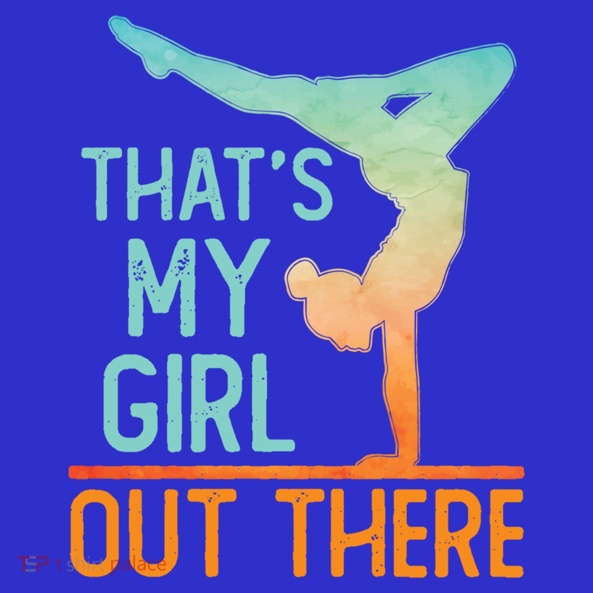 Proud Gymnastics Mom Dad That's My Out There Gymnast Cute Gift Tote Bag