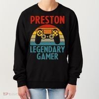 PRESTON Gift Name Personalized Funny Gaming Geek Birthday Women's Sweatshirt thumb 0