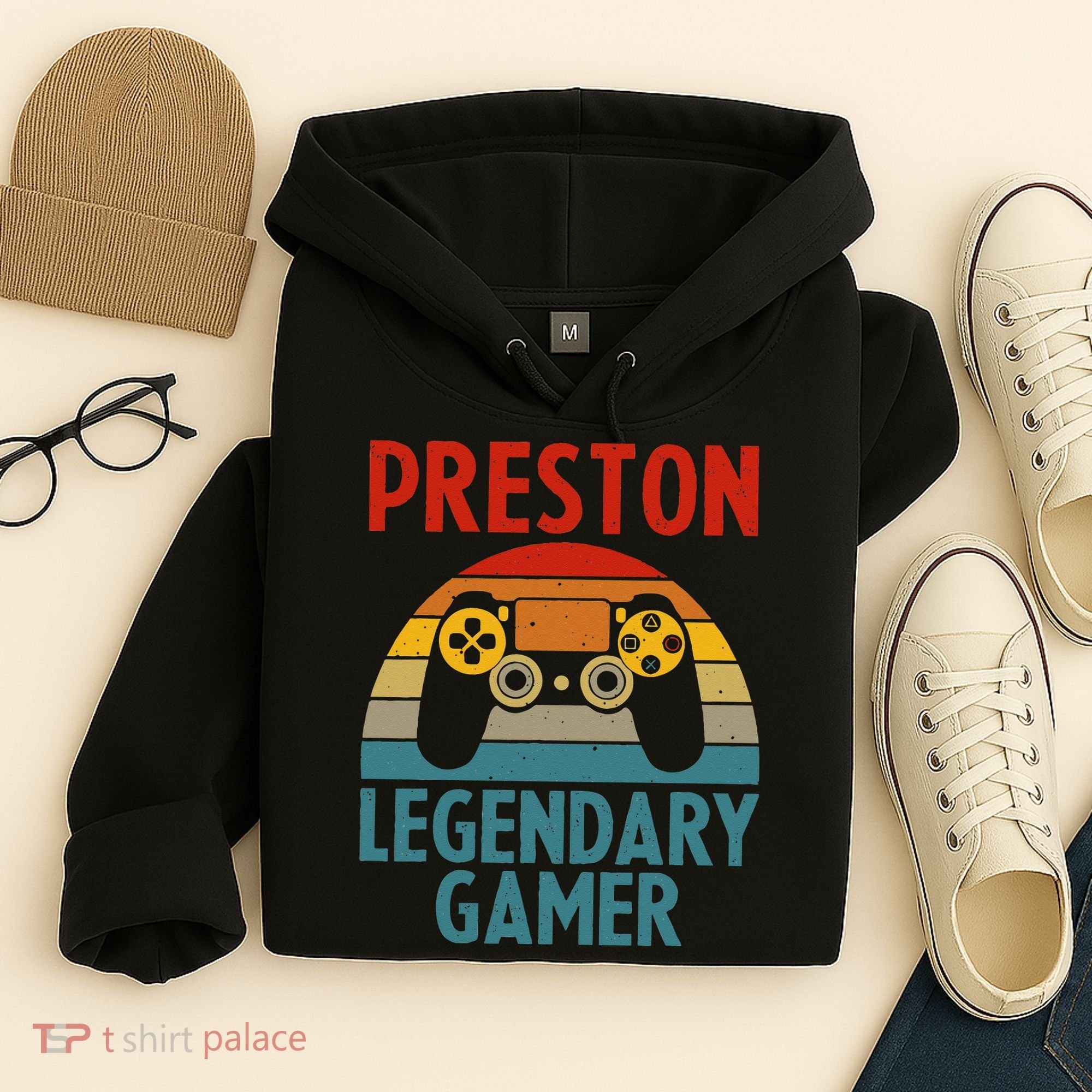 PRESTON Gift Name Personalized Funny Gaming Geek Birthday Hoodie