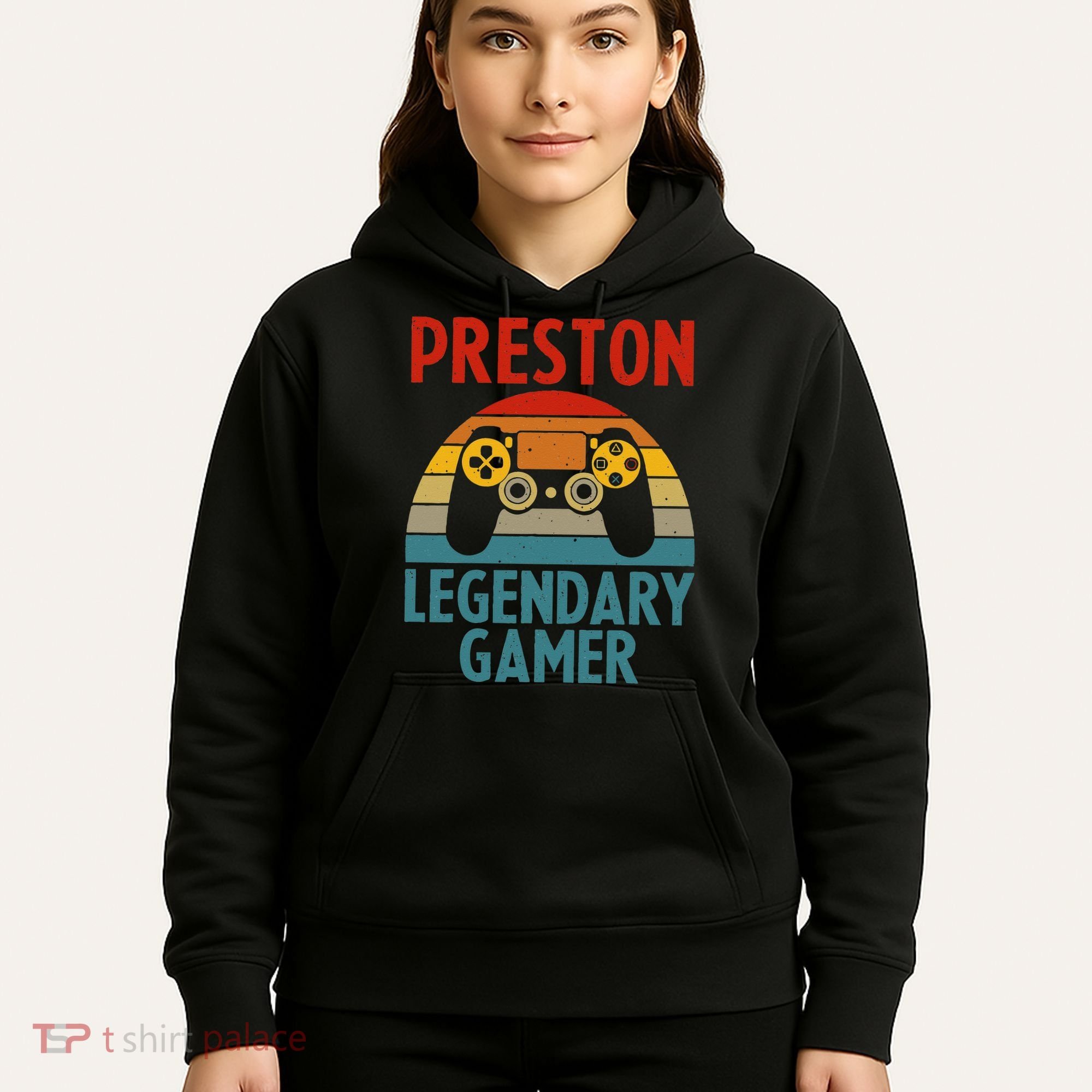 PRESTON Gift Name Personalized Funny Gaming Geek Birthday Hoodie