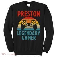 PRESTON Gift Name Personalized Funny Gaming Geek Birthday Sweatshirt thumb 0