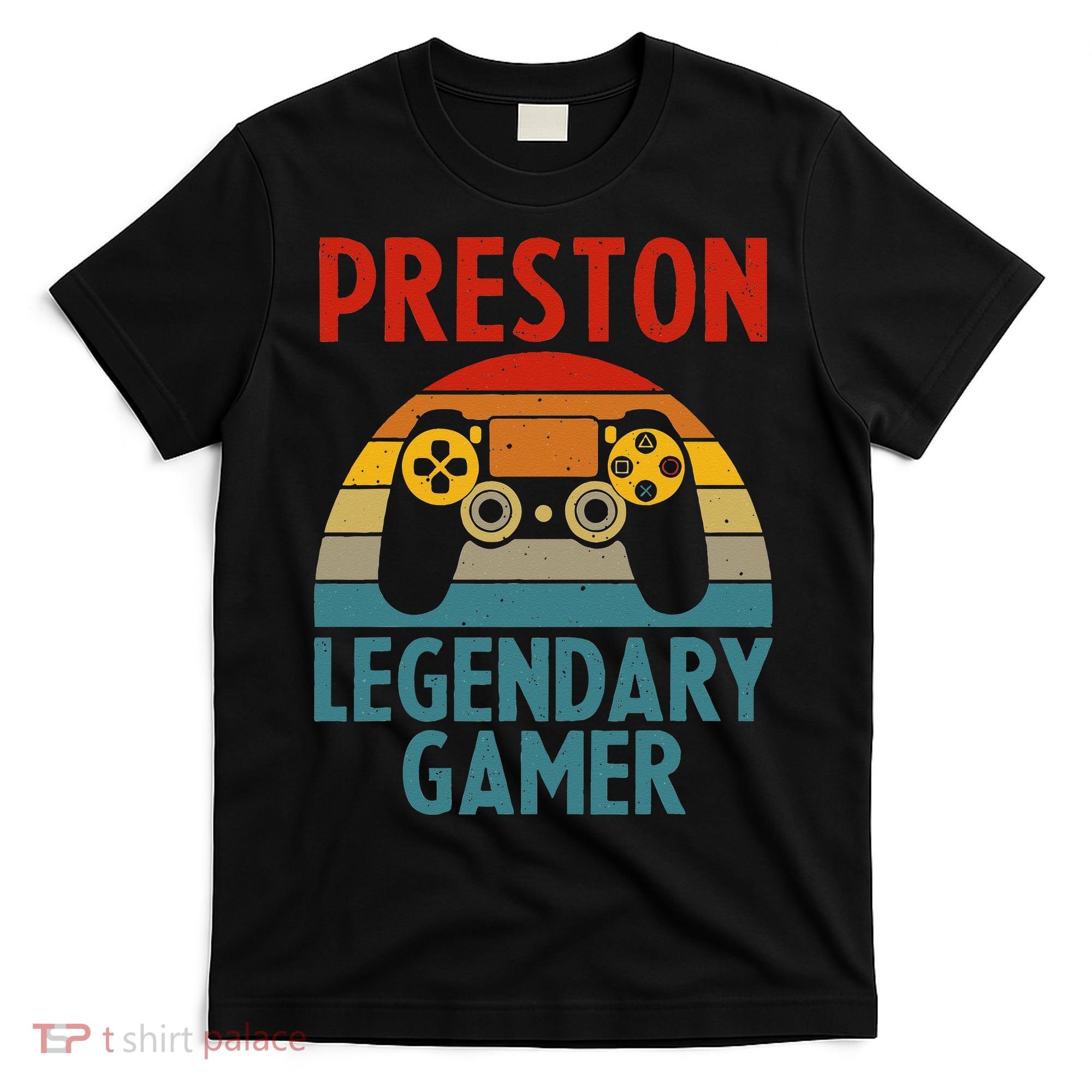 PRESTON Gift Name Personalized Funny Gaming Geek Birthday T-Shirt
