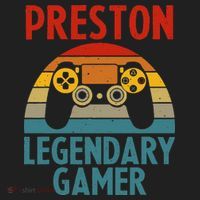 PRESTON Gift Name Personalized Funny Gaming Geek Birthday Beanie thumb 2