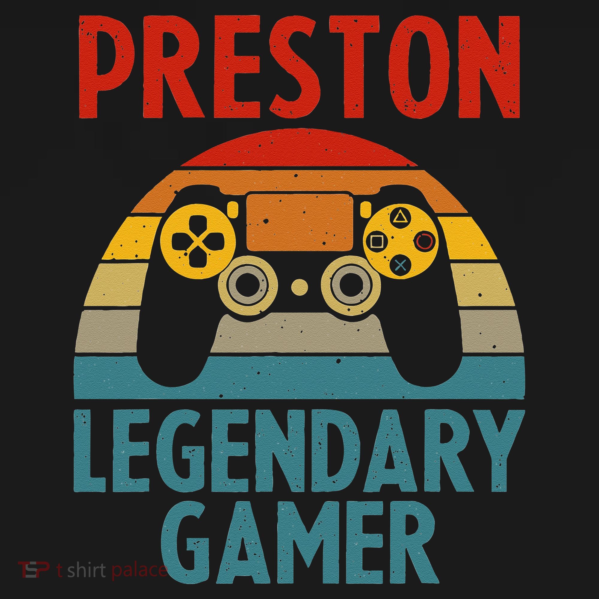 PRESTON Gift Name Personalized Funny Gaming Geek Birthday Coaster