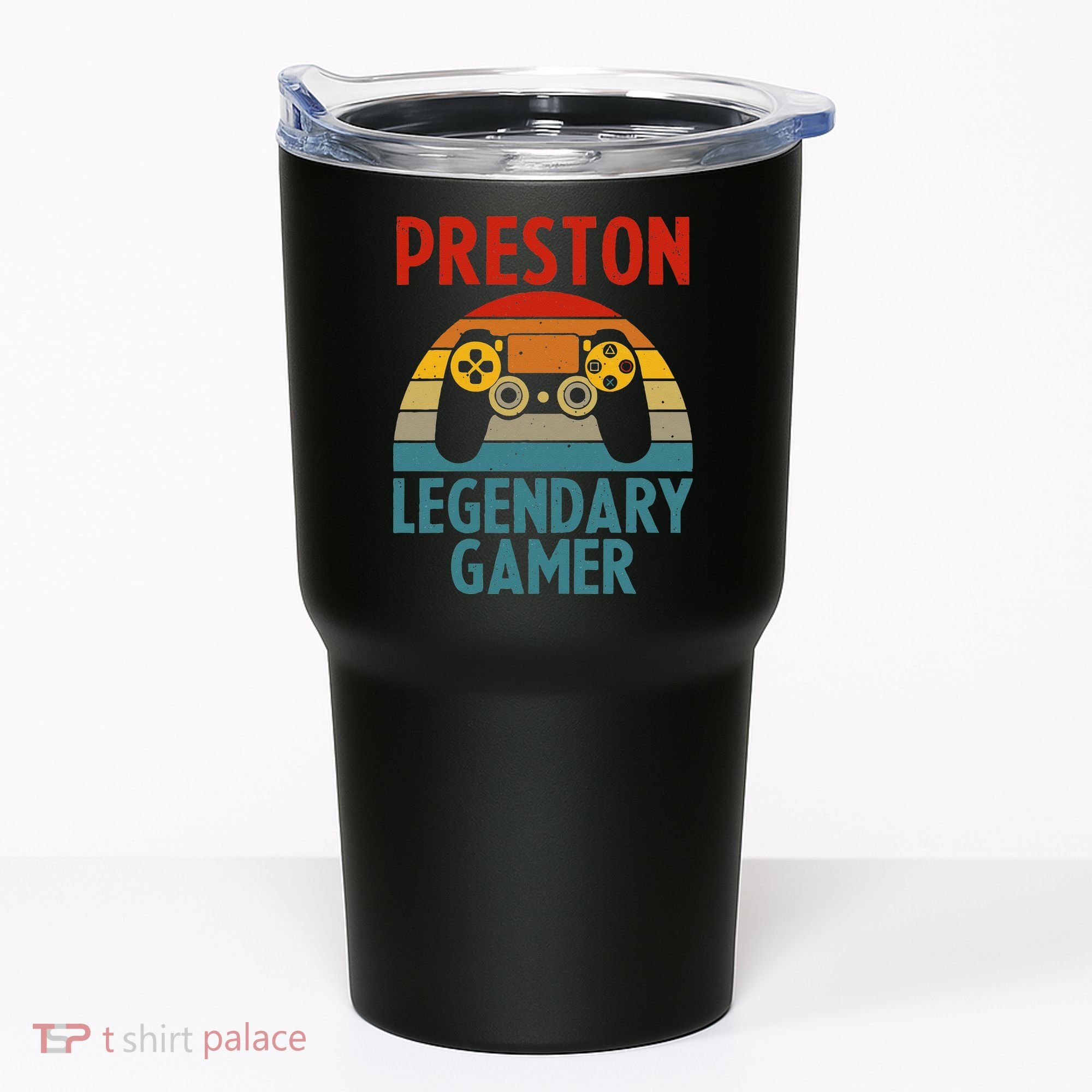 PRESTON Gift Name Personalized Funny Gaming Geek Birthday Tumbler