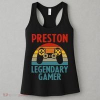 PRESTON Gift Name Personalized Funny Gaming Geek Birthday Women's Tank Top thumb 3