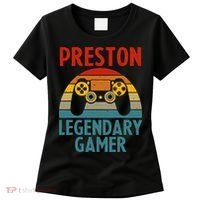 PRESTON Gift Name Personalized Funny Gaming Geek Birthday Women's T-Shirt thumb 0