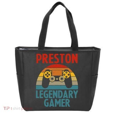 PRESTON Gift Name Personalized Funny Gaming Geek Birthday Tote Bag