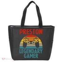 PRESTON Gift Name Personalized Funny Gaming Geek Birthday Tote Bag thumb 0