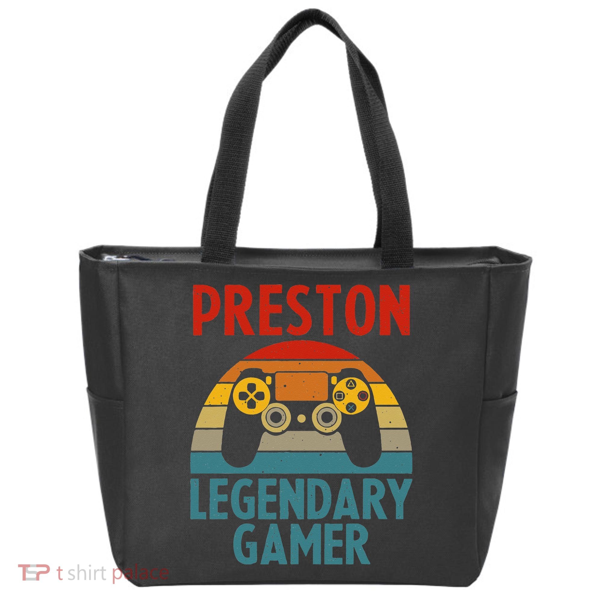 PRESTON Gift Name Personalized Funny Gaming Geek Birthday Tote Bag